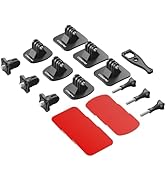 AKASO Adhesive Mount Kit Helmet Sticky Mount Accessory Kit for GoPro Hero13 12 11 10 9, Insta 360...