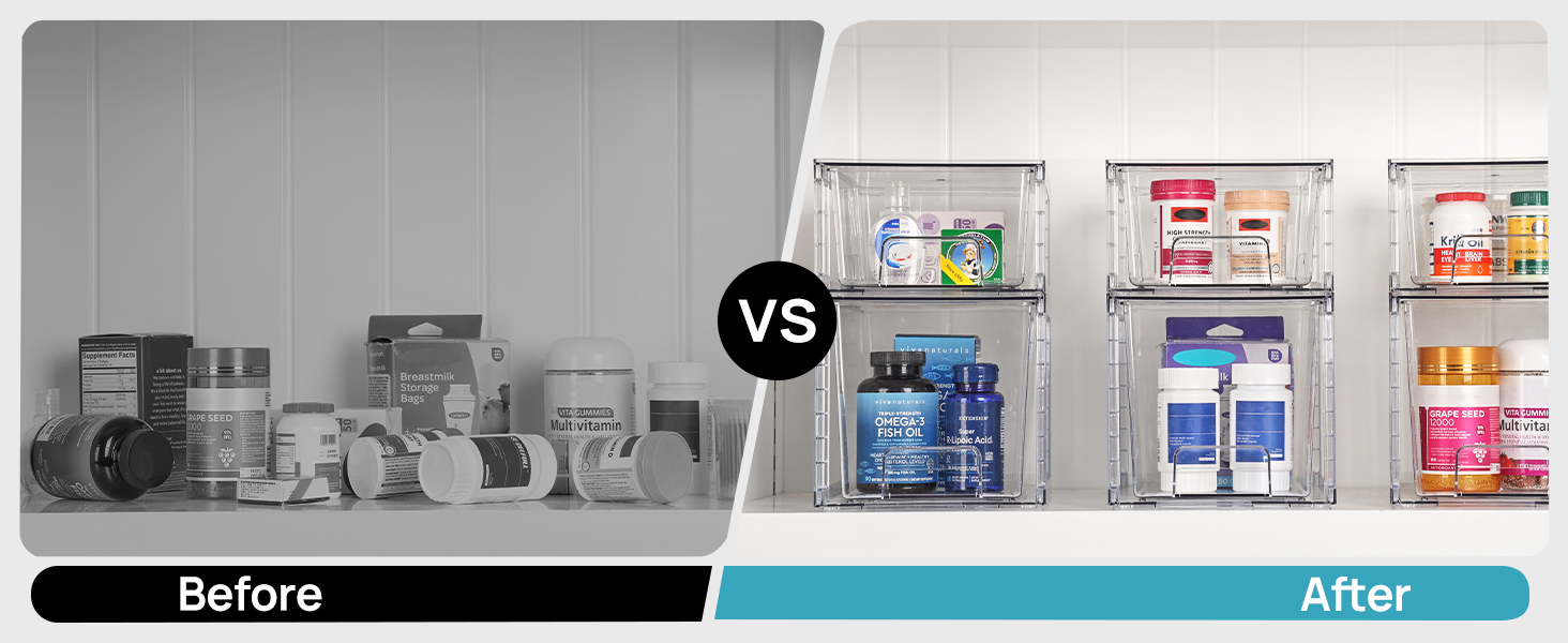 Comparison before and after storage
