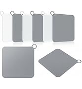 6 Pieces Silicone Tub Stopper Floor Drain Cover Shower Drain Cover Floor Sewer Anti-Odor Mat Deod...