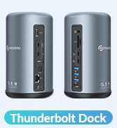 PHIXERO Thunderbolt 3 Dock, 16 in 1 USB C Docking Station, Dual 4K@60Hz/ Single 8K Thunderbolt 3/...