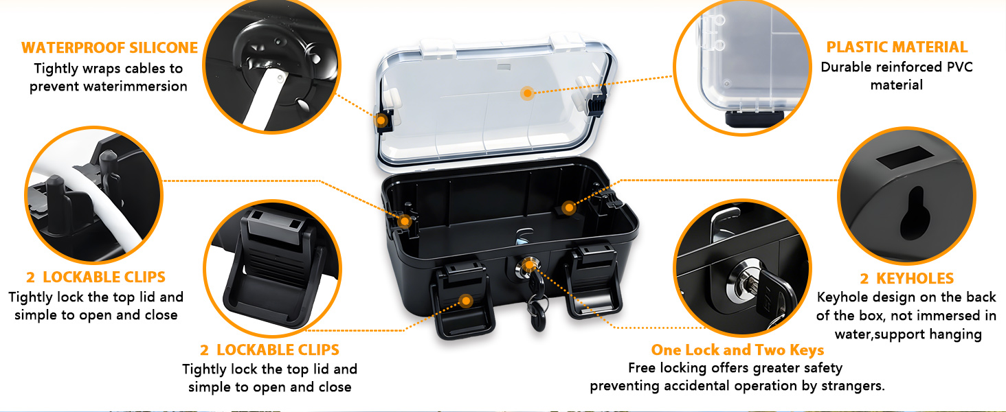 waterproof outdoor electrical box