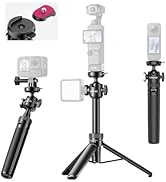 ULANZI MT90 Cka Quick Release Tripod Selfie Stick Vlog Stand with Ballhead and Cold Shoe, Camera ...