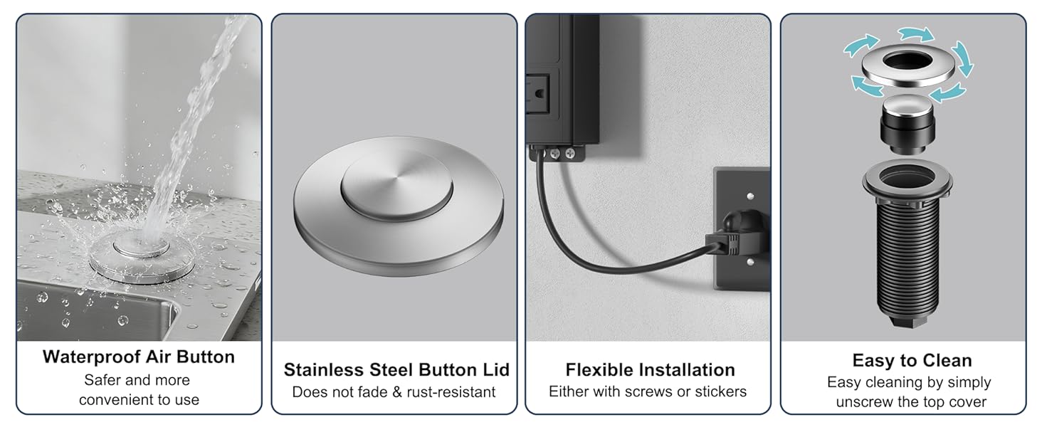 air switch kit for garbage disposal