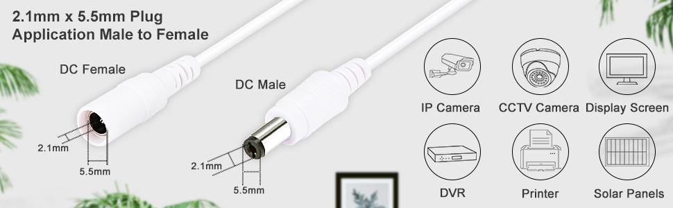 power adapter extension cable