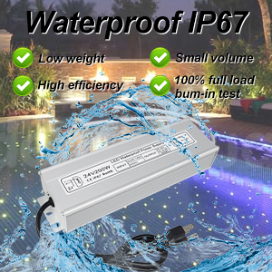 200W waterproof power supply