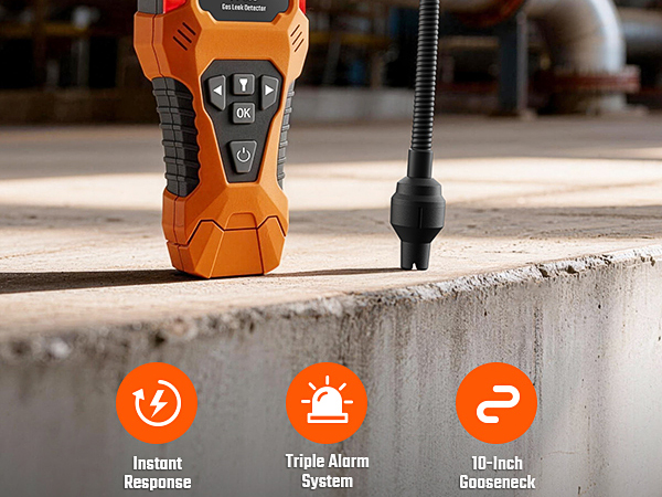 PT-356 : Triple Alarm System, Alarm Logs, 10-inch Gooseneck, Manual Calibration