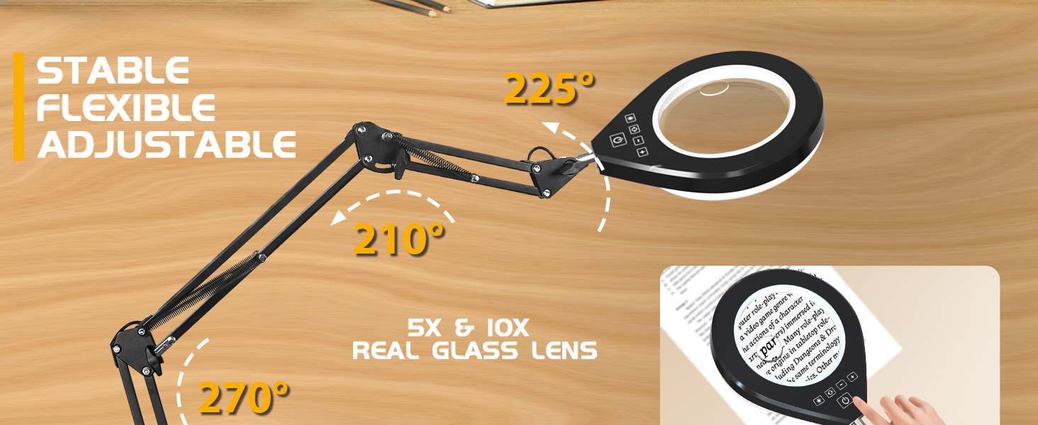Eye Protection Advanced LED Desk Magnifying Lighting