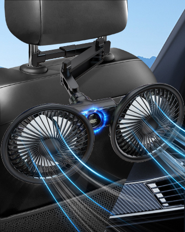 rechargeable fan for car