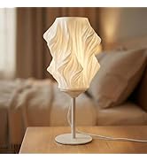 Souxgjey Modern Nightstand Light,LED Desk Lamp,Stepless Dimmable Bedside Lamps with 3 Color Tempe...
