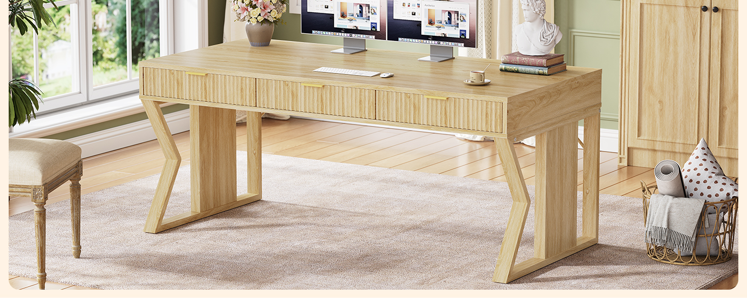 office desk home office desks executive desk computer desk with drawers 