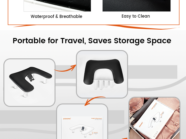 Black Manicure Arm Rest for Nails Tech