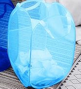 blue pop up laundry hamper 