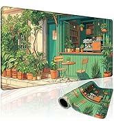 Mcapirivo Japanese Coffee Shop Large Gaming Mouse Pad 31.5