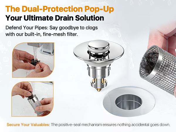 bathroom sink stopper sink drain strainer