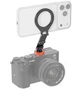 VRIG Magnetic Metal Phone Mount with Cold Shoe Mount, Aluminum Camera Phone Mount with 1/4" Screw...