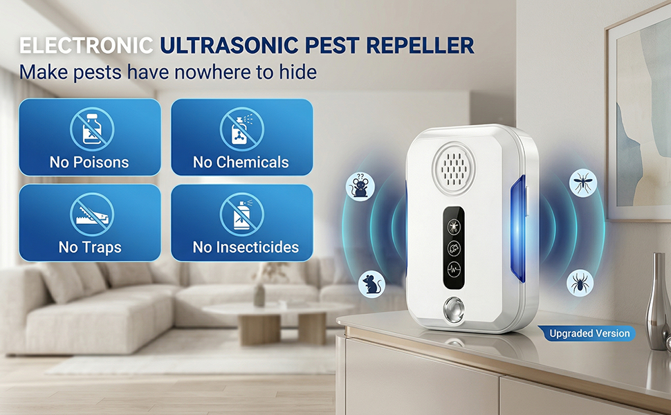 ultrasonic pest repeller indoor