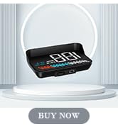 wiiyii Car HUD Head Up Display M7, OBD/GPS Smart Gauge, Driving Speed, Engine RPM, Voltage, Water...