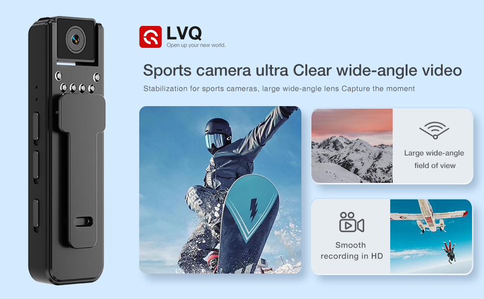 mini body camera, mini body camera with audio, mini wearable body camera, pocket video camera,