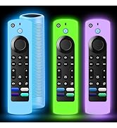 3 Pack Silicone Remote Cover Replacement for Firestick 4K Max (2nd)/ Toshiba/Insignia/ 4 Series/P...