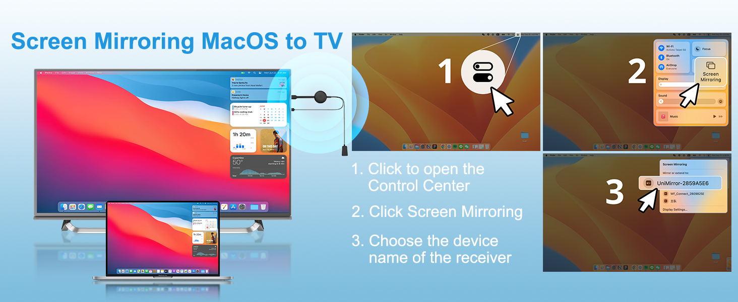 wireless hdmi screen mirroring device