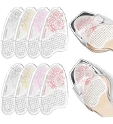 DuyiCaCa Ball of Foot Cushions for Women: 4 Pairs Extra Soft Metatarsal Pads for High Heels - All...
