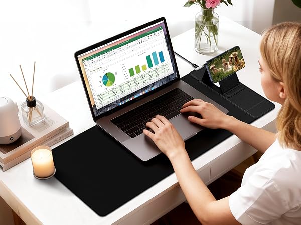 mouse pad with wireless charger