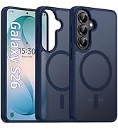 Oterkin Magnetic for Samsung Galaxy S26 Case Matte, S26 Phone Case Compatible with MagSafe Froste...