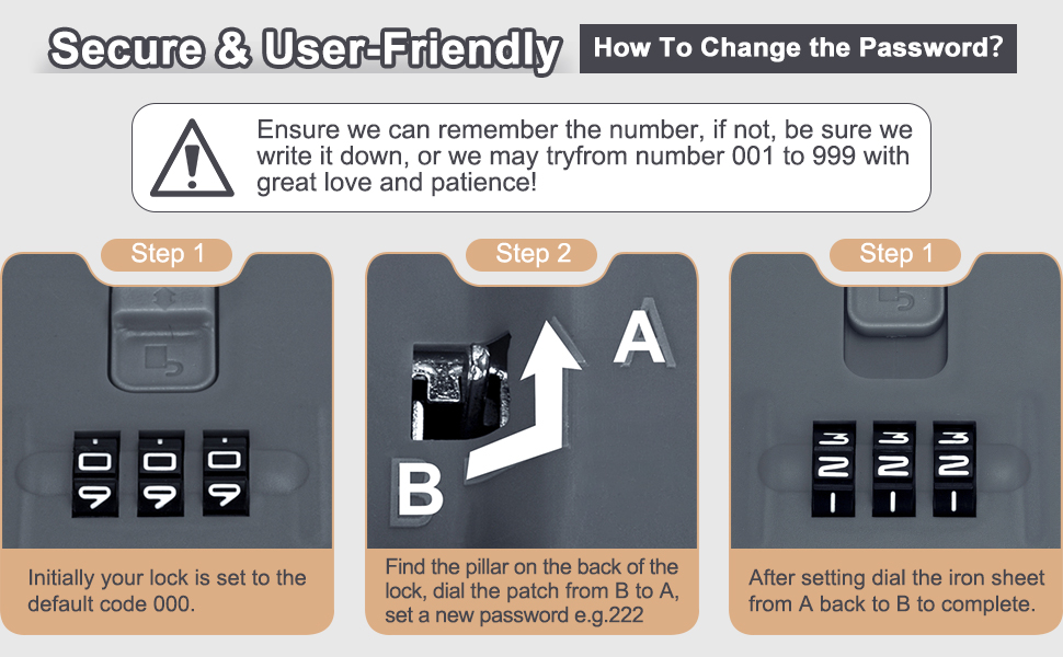 How to change the password?