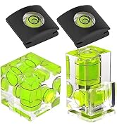 Hot Shoe Level, ChromLives Camera Bubble Level Hot Shoe Bubble Level Combo Pack 3 Axis 2 Axis 1 A...