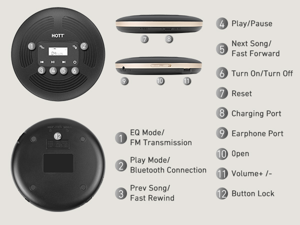 cd player bluetooth