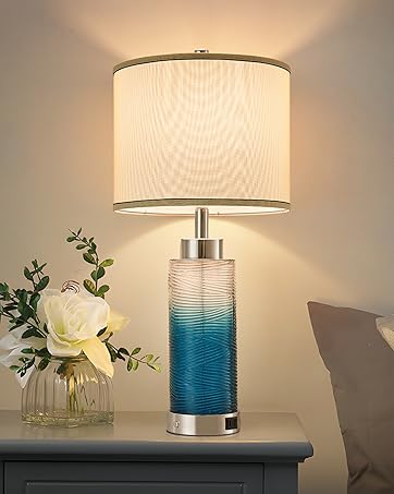 glass table lamp