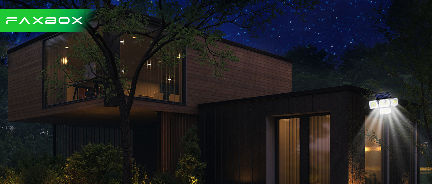 FAXBOX Solar Outdoor Light