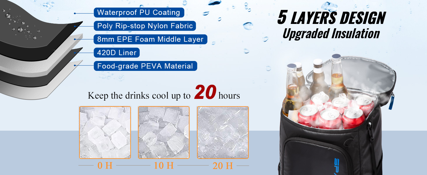 cooler backpack for beach