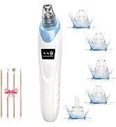 2025 Blackhead Remover Pore Vacuum,Facial Pore Cleaner-5 Suction Power,5 Probes,USB Rechargeable ...