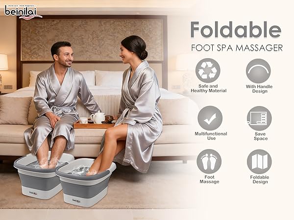 Foldable foot bath