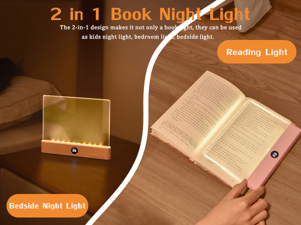 flat book light