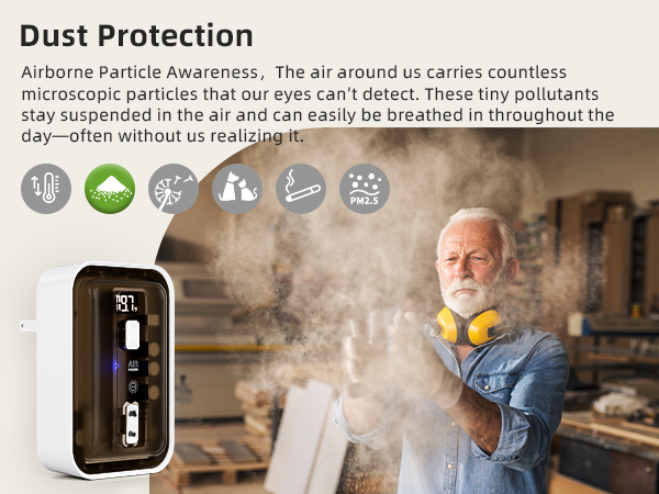 Quiet Mini Air Freshener for Home, Bedroom, Office, Basement