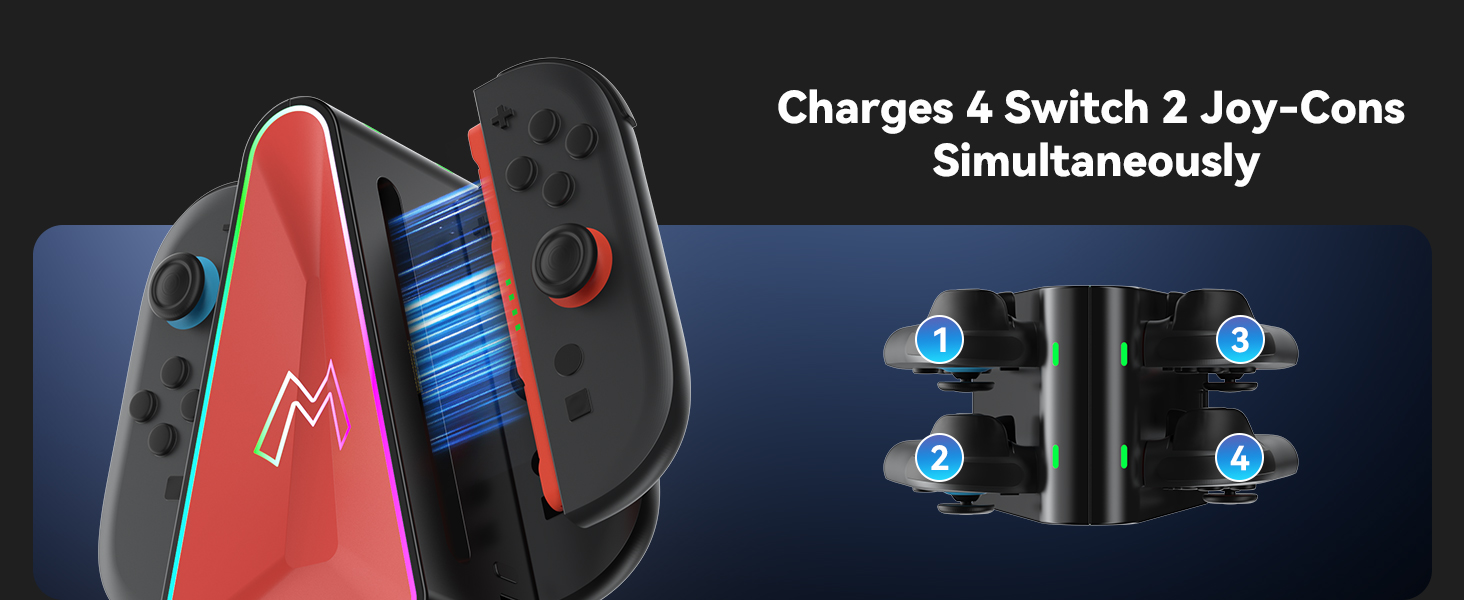 4 in 1 Magnetic Charging Dock Feature