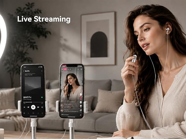 recording headphones with microphone