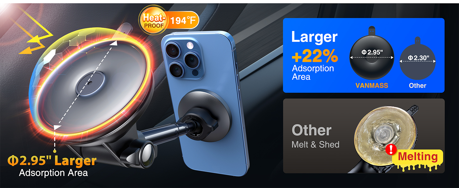 car phone holder magsafe magnetic mount