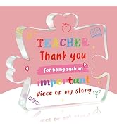 LIJUGITF Teacher Appreciation Gifts for Women Men, Crystal Gifts for Teachers &amp; Mentors, Thank Yo...