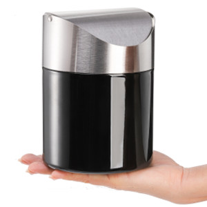 ZO-GarbageBin-Blk-2P