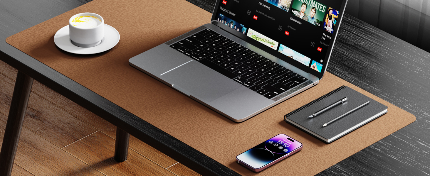 NUOYOU Leather Desk Pad Protector Large Mouse Pad