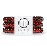 TELETIES - Spiral Hair Coils - Ponytail Holder Hair Ties for Women - Phone Cord Hair Ties - Stron...