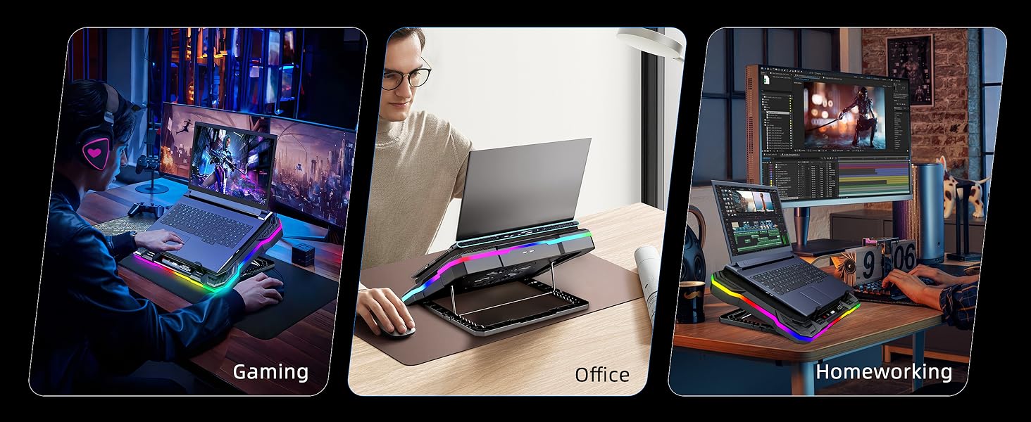 cooling pad for gaming laptop laptop desk with fan gaming laptop cooling fan laptop fan pad