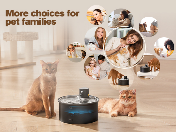 cat water fountain small battery cat water fountain wireless battery