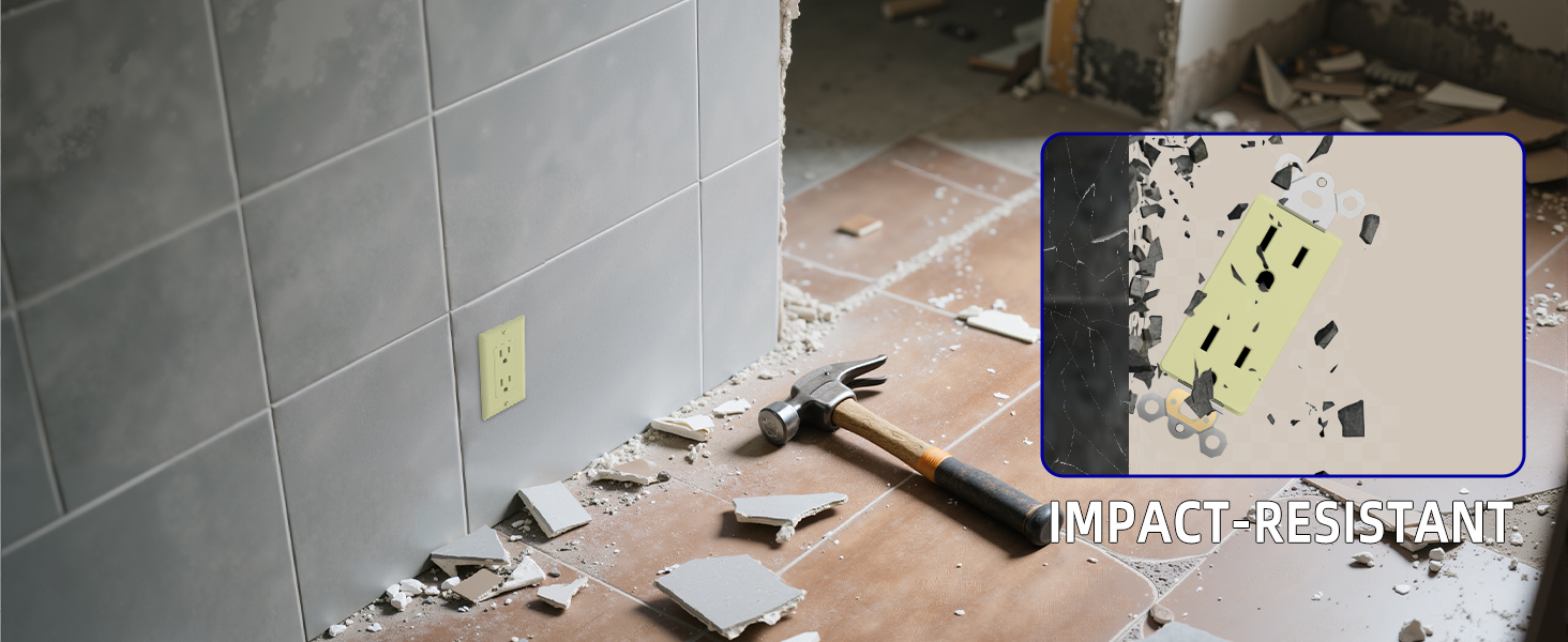 white receptacle outlet