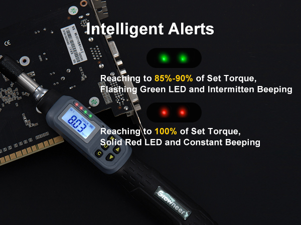 torque screwdriver with smart alerts