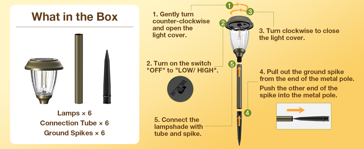 solar pathway lights outdoor waterproof