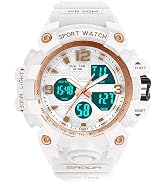 findtime Digital Watch Womens, Black Reloj para Mujer Waterproof Sports Running Watches for Women...